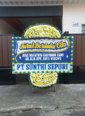 Papan Bunga Duka di Jrengik